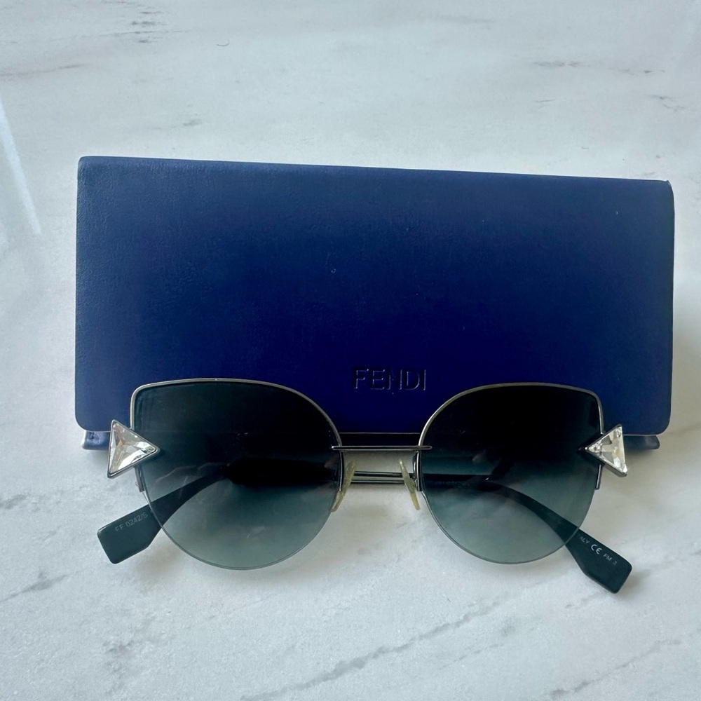 Sunglasses with Silver Accents